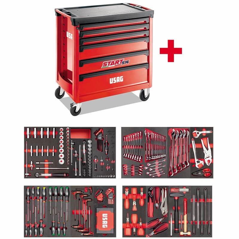 USAG U05160632 - 516 STXL6MM CARRELLO CON ASSORTIMENTO