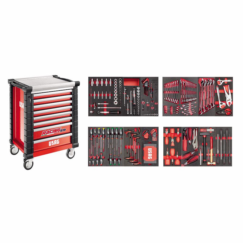 USAG U05192632 - 519 RS8/3MM CARRELLO CON ASSORTIMENTO USAG