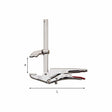 USAG U01360510 - 136 M_100  PINZA AUTOBLOCCANTE USAG