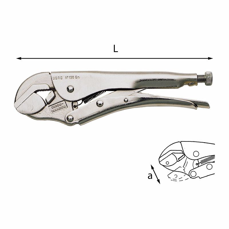 USAG U01360501 - 136 SN_235  PINZA AUTOBLOCCANTE USAG