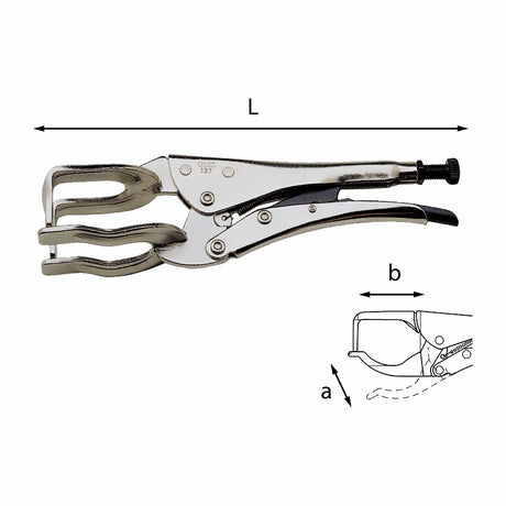 USAG U01370001 - 137_280  PINZA AUTOBLOCCANTE USAG