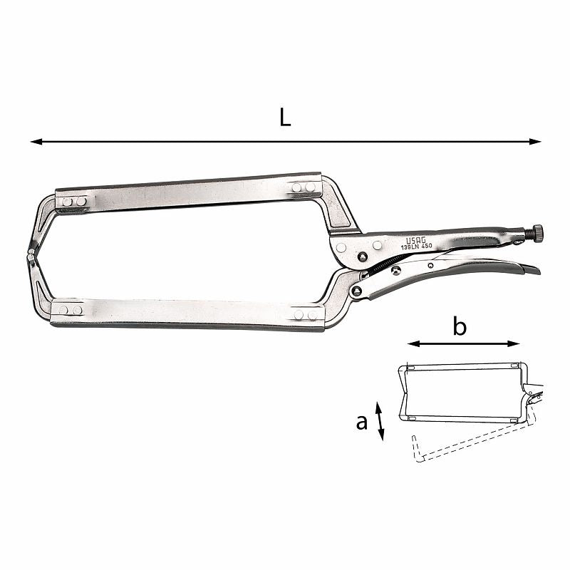 USAG U01390003 - 139 LN_450  PINZA AUTOBLOCCANTE USAG