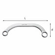 USAG U02580300 - 258 N_10X12  CHIAVE POLIGONALE USAG