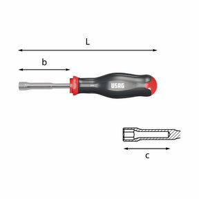 USAG U02980259 - 298_11  CHIAVE MASCHIO IMPUGN USAG