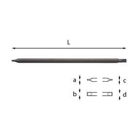 USAG U03330103 - 333 I 0.6X3.5 - 0.8X4 LAMA REVERSIBILE USAG