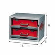 Composizione con valigette asportabili 5000 A2 USAG U50000001