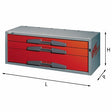 Composizione con cassetti lunghi 5000 CL3N USAG U50000085