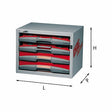 Composizione con valigette e cassetti 5000 E1 USAG U50000101