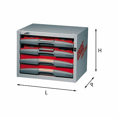 Composizione con valigette e cassetti 5000 E1 USAG U50000101