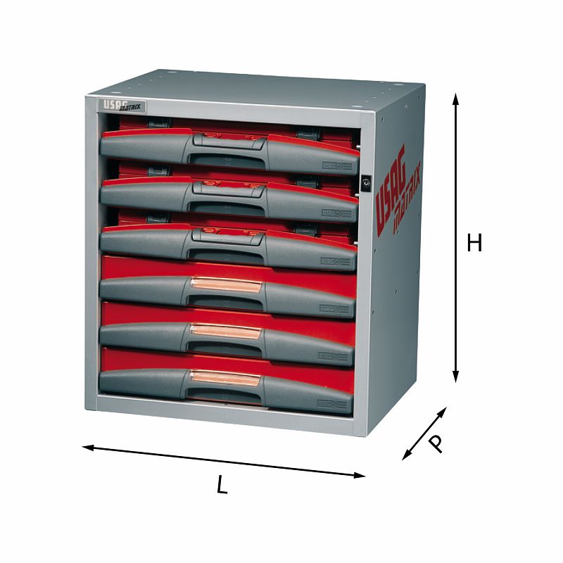 Composizione con valigette e cassetti 5000 F2 USAG U50000152