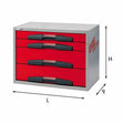 Composizione con cassetti medi 5000 DE4 USAG U50000072