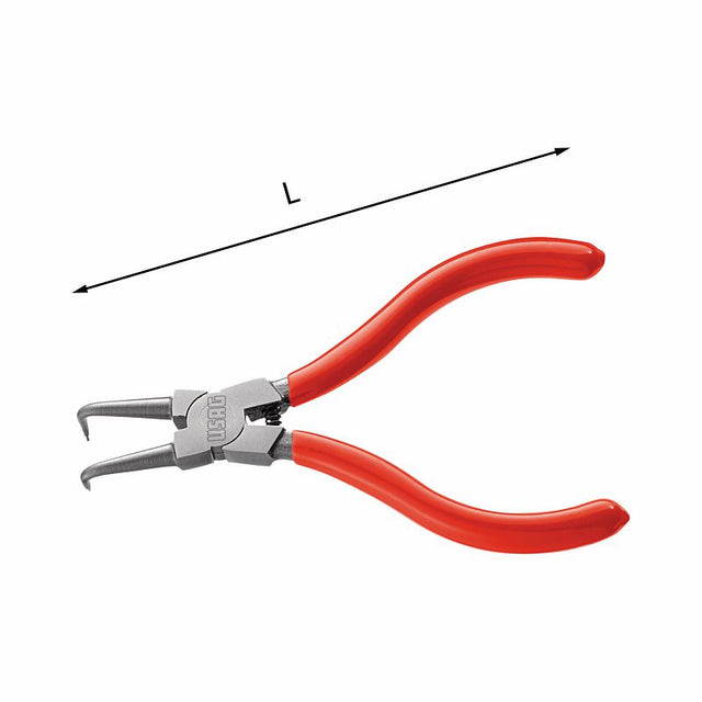 Pinza USAG con impugnatura ergonomica rossa per uso professionale