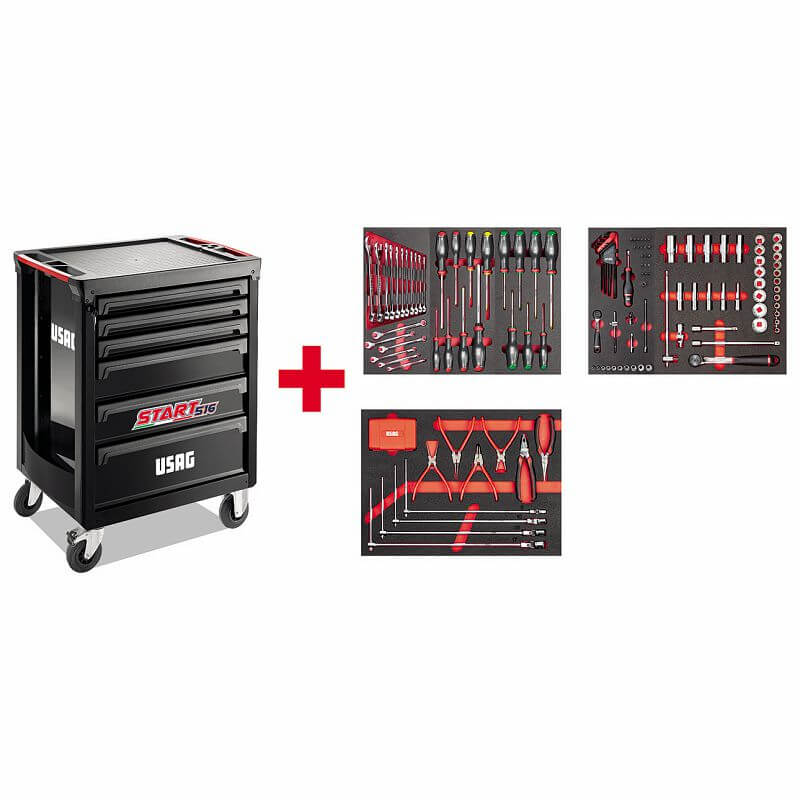 USAG U05161627 - 516 ST6NMA CARRELLO CON ASSORTIMENTO