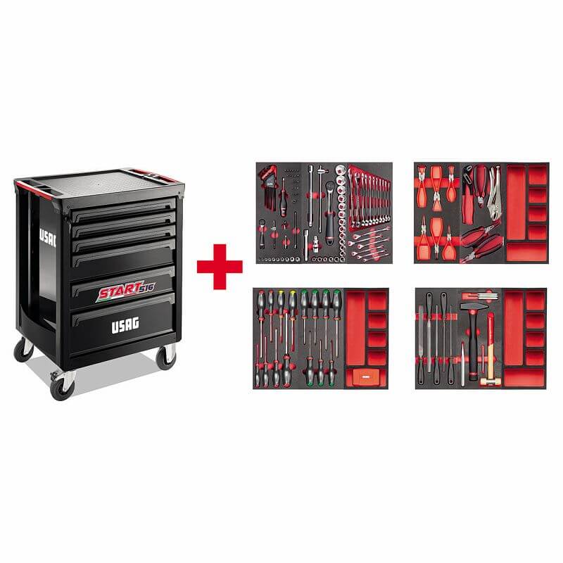 USAG U05161628 - 516 ST6NMM CARRELLO CON ASSORTIMENTO