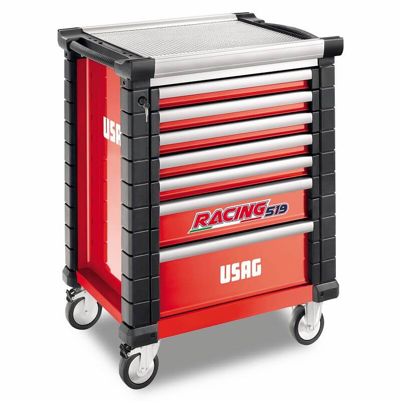 USAG U05190507 - 519 RS7/3V  CARRELLO RACING ROSSO VUOT