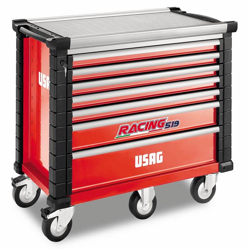USAG U05190556 - 519 RS7/5V CARRELLO RACING ROSSO VUOTO