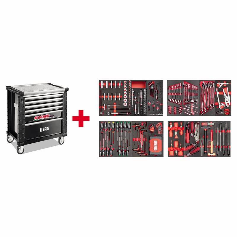USAG U05191632 - 519 RS6/4NMM CARRELLO CON ASSORTIMENTO