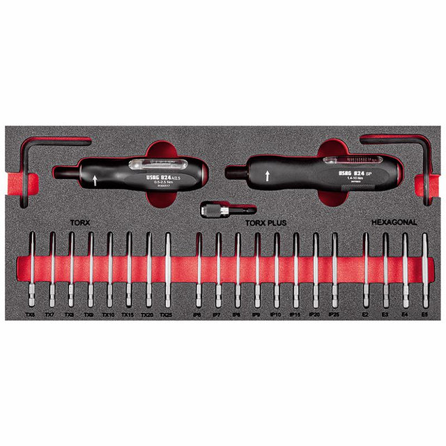 USAG U08240007 - 824 SK23  KIT UNIVERSALE INSERTI TAGLIO USAG