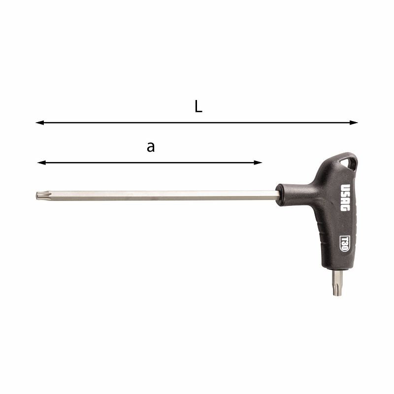 USAG U02802402 - 280 HXTX T15 CH.MASCHIO TORX IMPUGN. USAG
