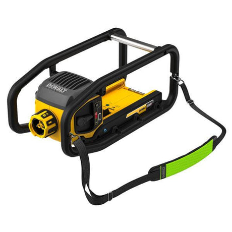 DeWALT DCPS320N-XJ, vibratore per cemento alta frequenza, design compatto con protezione rollbar.