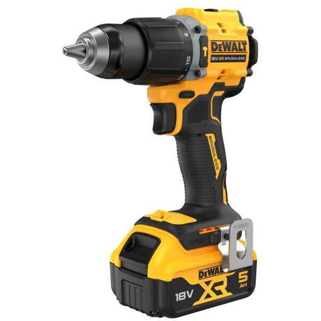 DeWALT DCD799P2T-QW - Trapano Avvitatore con percussione compatto 2 Velocità XR 18V BRUSHLESS - 2 x 18V XR 5ah DeWALT