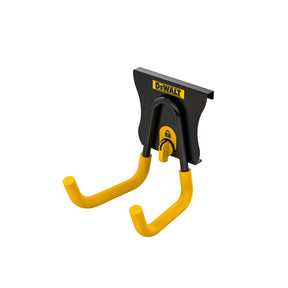 Gancio standard corto DeWALT con rivestimento antiscivolo e sistema chiusura brevettato per attrezzi.