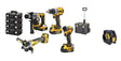 DeWALT DCK5007P4T-IT - DCD805 + DCF850 + DCG405 + DCH172 + DCLE34021 + 4 x XR 18V 5Ah DeWALT