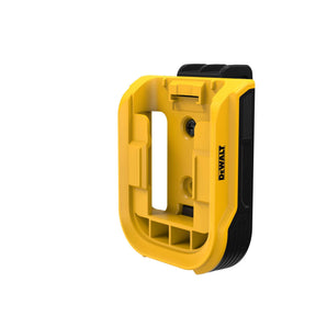 Portabatteria DeWALT XR 12V 18V, supporto giallo per batterie DeWALT, compatibile con moduli Tought system.
