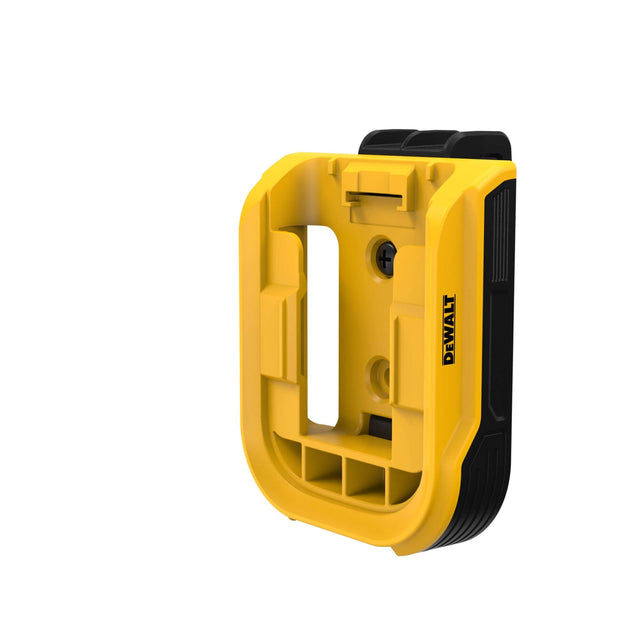 Portabatteria DeWALT XR 12V 18V, supporto giallo per batterie DeWALT, compatibile con moduli Tought system.