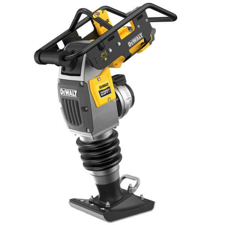 Compattatore 65KG DeWALT brushless, motore sigillato, piastra d'acciaio rivestita in gomma