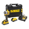 Avvitatore impulsi brushless DeWALT 18V con batteria e caricabatterie in valigetta, attacco 1/2" HOG RING.