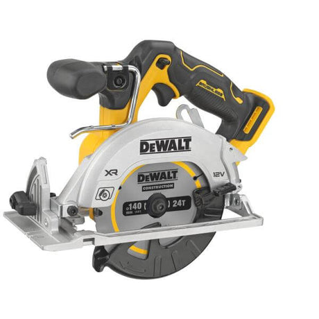 DeWALT DCS512N-XJ - Sega Circolare 12V motore BRUSHLESS, 3600 giri/min, ø lama/foro 140/20 mm - solo corpo macchina DeWALT