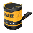Speaker Bluetooth impermeabile DeWALT, altoparlante compatto IP67, potenza 5W con porta ricarica USB Type-C.