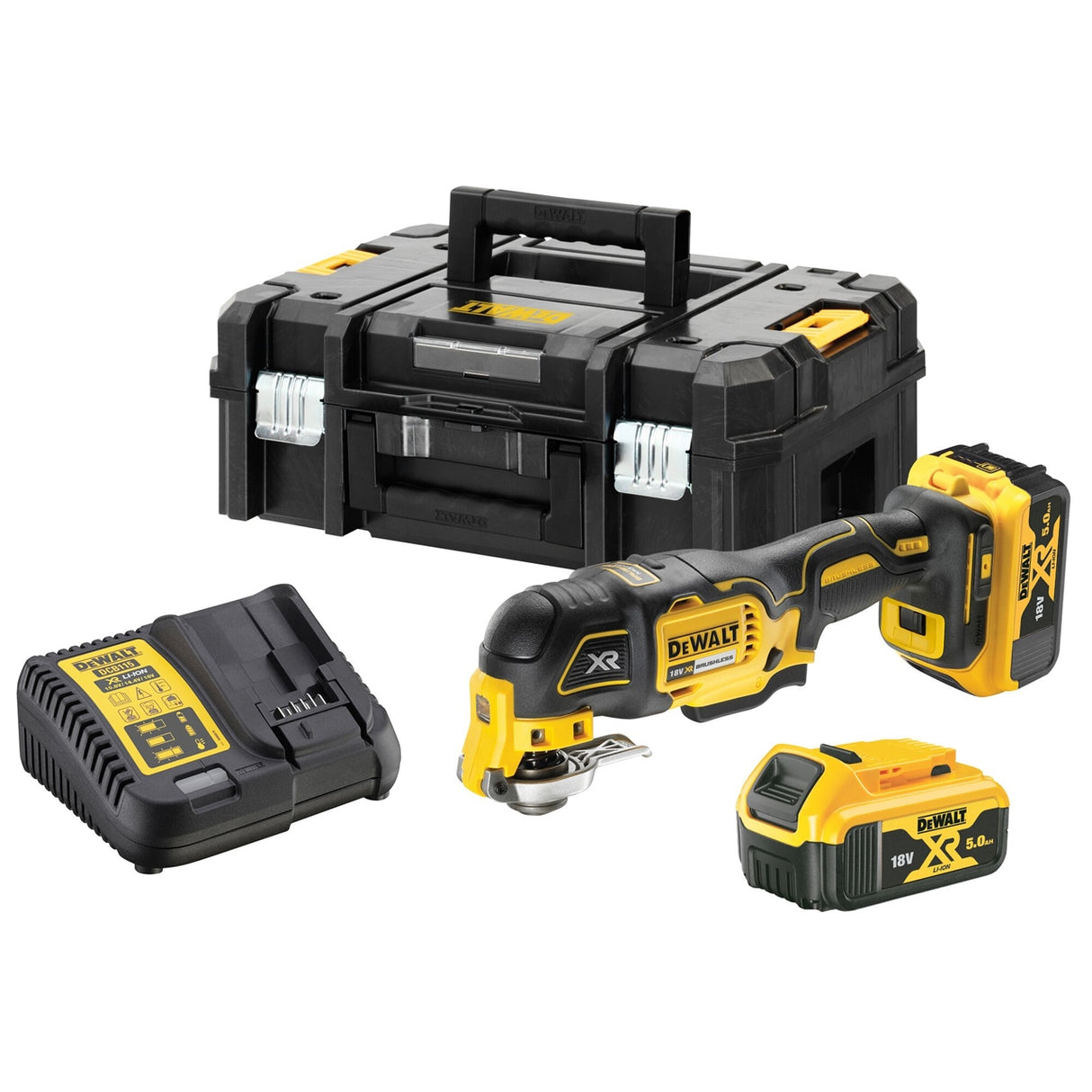 DeWALT DCS356P2-QW - Utensile multifunzione 18V Motore BRUSHLESS. DeWALT