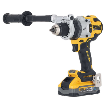 DeWALT DCD1007H2T-QW - Trapano Avvitatore 3 Velocità con percussione XR 18V con motore BRUSHLESS - 2 x XR 18V Powerstack 5Ah DeWALT