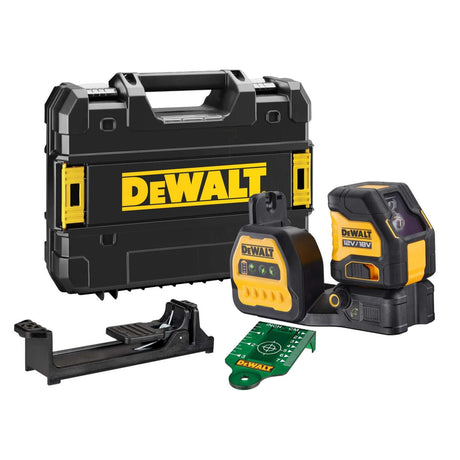 DeWALT DCE088NG18-XJ - Laser multilinea con raggio verde, Proietta 2 linee verticali a squadro 90° DeWALT