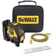 DeWALT DCLE14201GB-XJ, laser multilinea verde ricarica USB, borsa inclusa e accessori, proietta linee a 90°.