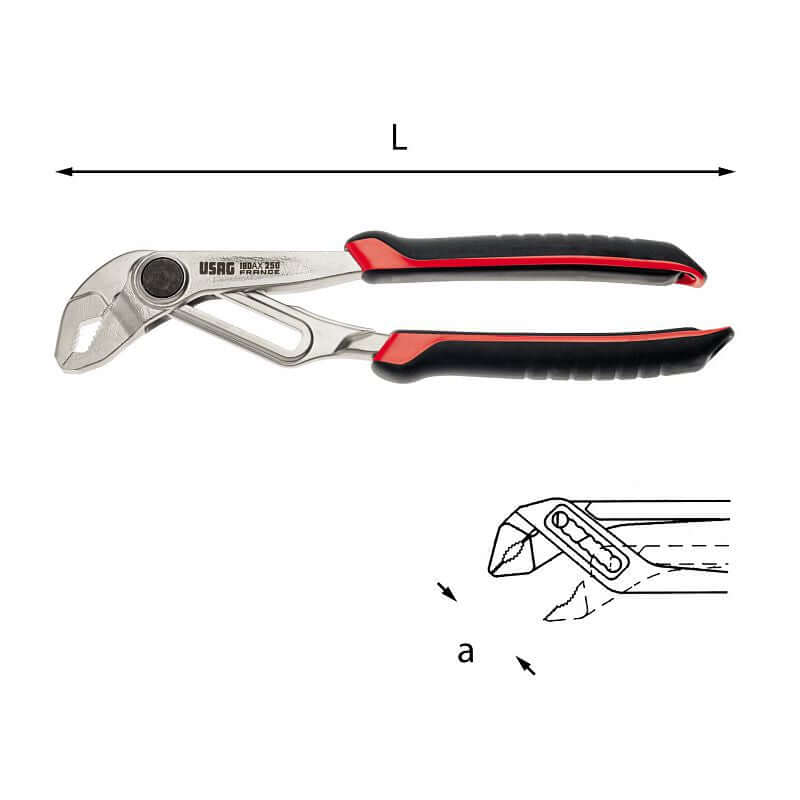 USAG U01800121 - 180 AX 250 PINZA REGOLABILE SEMI-AUTO