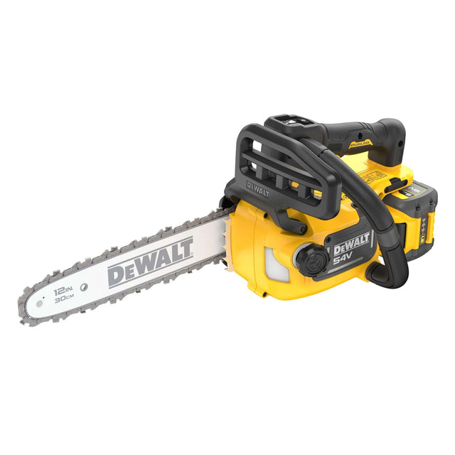 DeWALT DCMCST632X1-QW - Elettrosega a catena con impugnatura superiore barra 30 cm 54V Flexvolt BRUSHLESS - 1 x 54V XR FV 9.0 Ah DeWALT