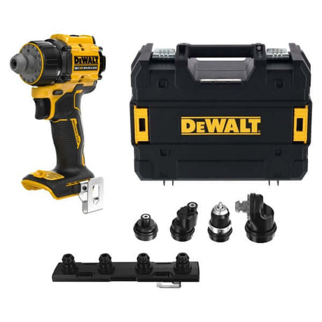 DeWALT DCD803NT-XJ - Trapano avvitatore multitesta 18V XR 4 testine intercambiabili - solo corpo macchina DeWALT