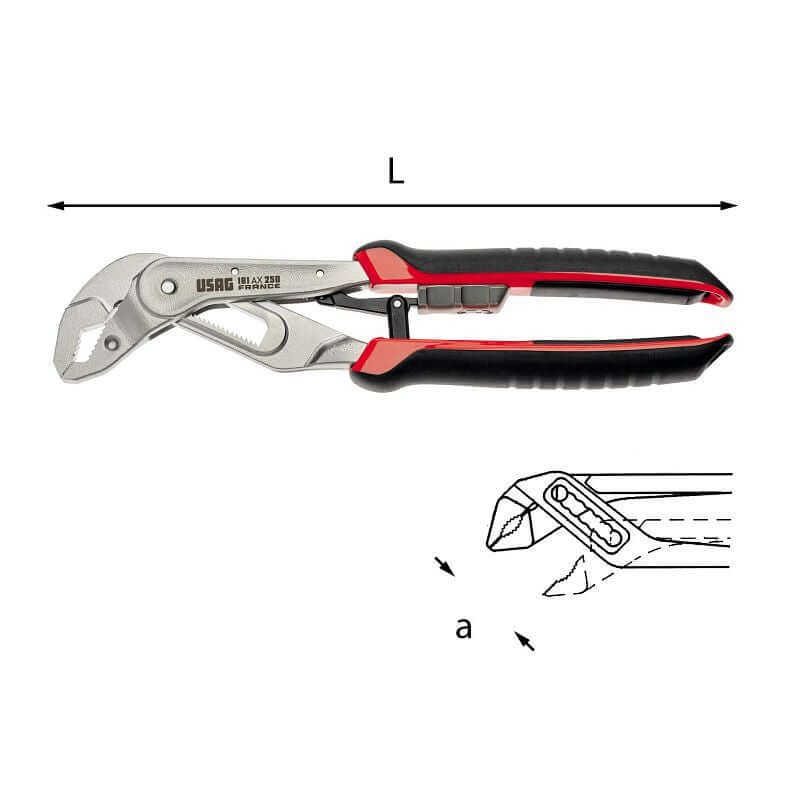 USAG U01810250 - 181 AX 250 PINZA AUTOREGOLABILE