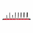 Serie di 8 chiavi a bussola per viti con impronta esascanalata (RIBE) 233 1/2 NS/S8 USAG U02332030