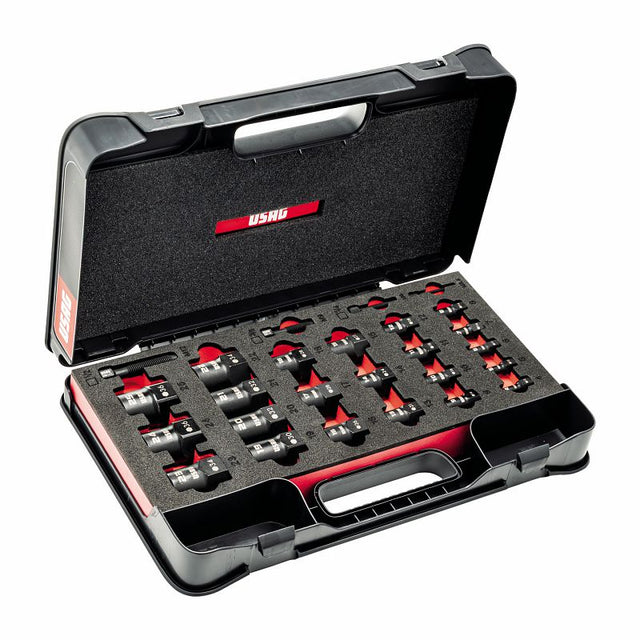 Assortimento di estrattori a bussola macchina con profilo speciale (22 pz) 456 S22 USAG U04560104