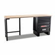 Banco da lavoro con cassettiera e montante - pianale in legno 516 SA/BC2L USAG U05160323
