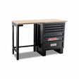Banco da lavoro con cassettiera e montante - pianale in legno 516 SA/BC1L USAG U05160325