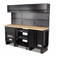 Arredamento per officina postazione con carrello a 3 ripiani - pianale in legno 516 sa/stbl USAG U05160317