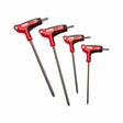 Serie di 4 chiavi maschio con profilo esagonale speciale X-Grip e impugnatura bimateriale 280 HX/SE4 USAG U02802461