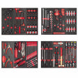 Assortimento X-Grip MANUTENZIONE (144 pz) - 4 cassetti 495 MXG USAG U04950639