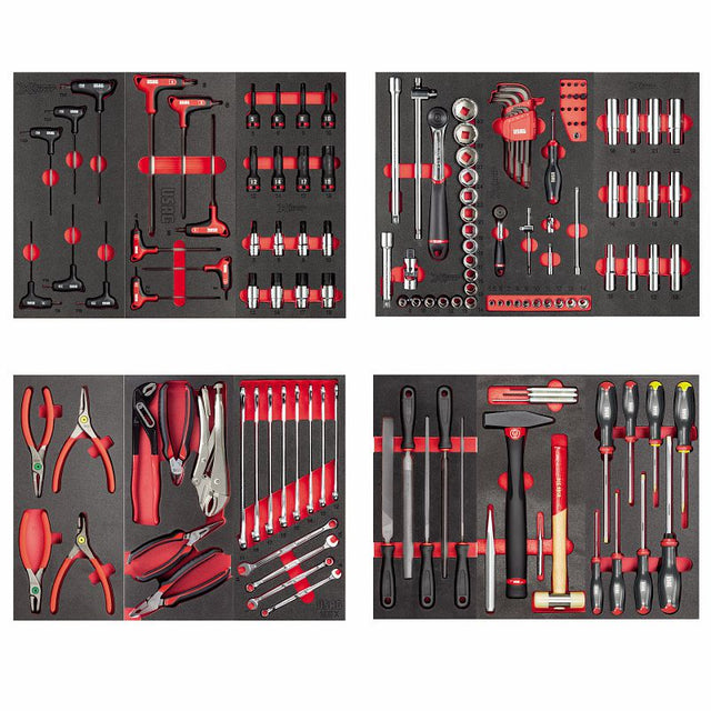 Assortimento X-Grip MANUTENZIONE (144 pz) - 4 cassetti 495 MXG USAG U04950639