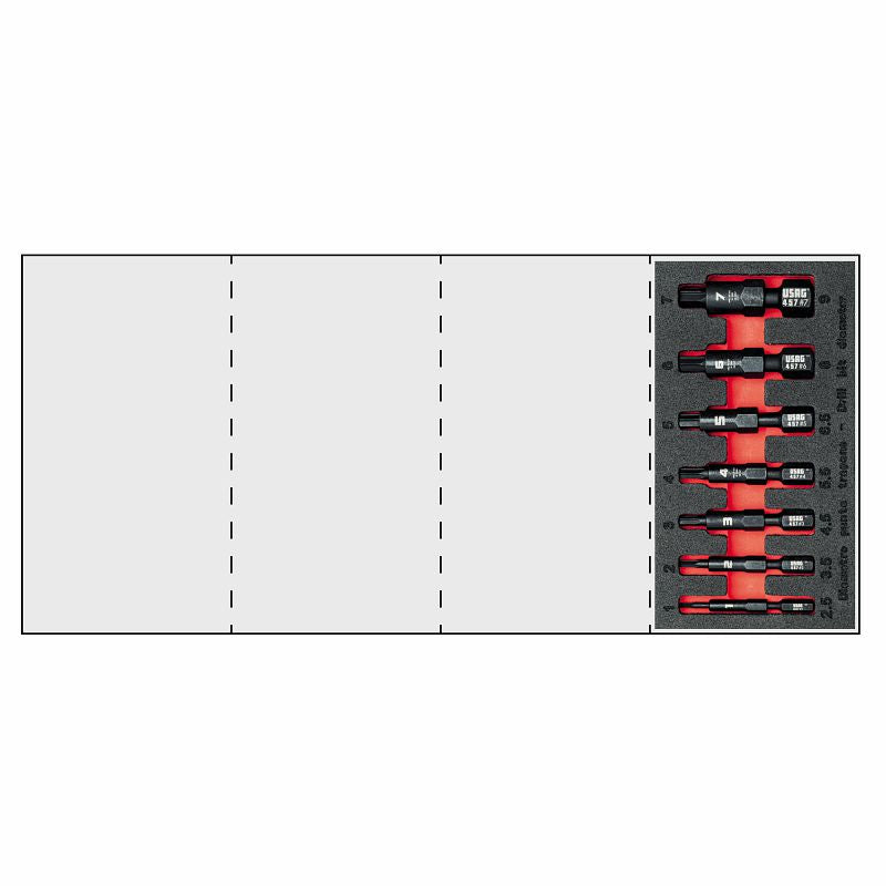 Modulo in spugna bicolore assortito (7 pz) 519 M 457S7 USAG U05190184